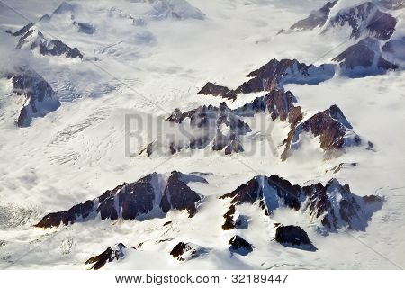 Veduta aerea di l'Antartide