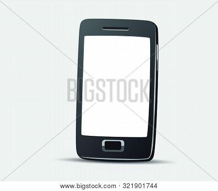 Cartoon Smartphone - Stock Vector - Vector Illustration