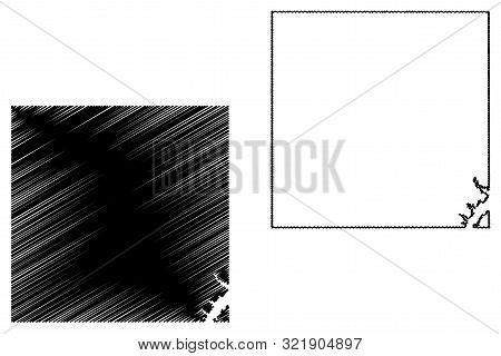 Moore County, Texas (counties In Texas, United States Of America,usa, U.s., Us) Map Vector Illustrat