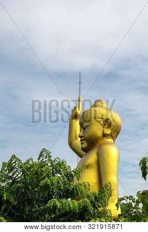 Bangkok, Thailand - July 27,2019 : Kuman Thong At Wat Phraya Suren Temple,little Guardian Angel In T