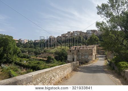 The August Road As It Passes Through The Senia