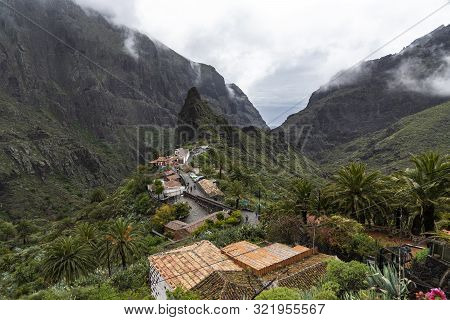 Stunning Gorge Maska. Fascinating View From The View Point In The Village Of Maska. Huge Rocks And G