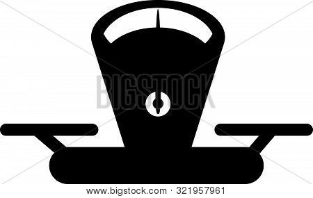 Retro Weigher Icon. Can Be Use For Web