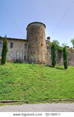 Burg Rivalta. Emilia-Romagna. Italien.