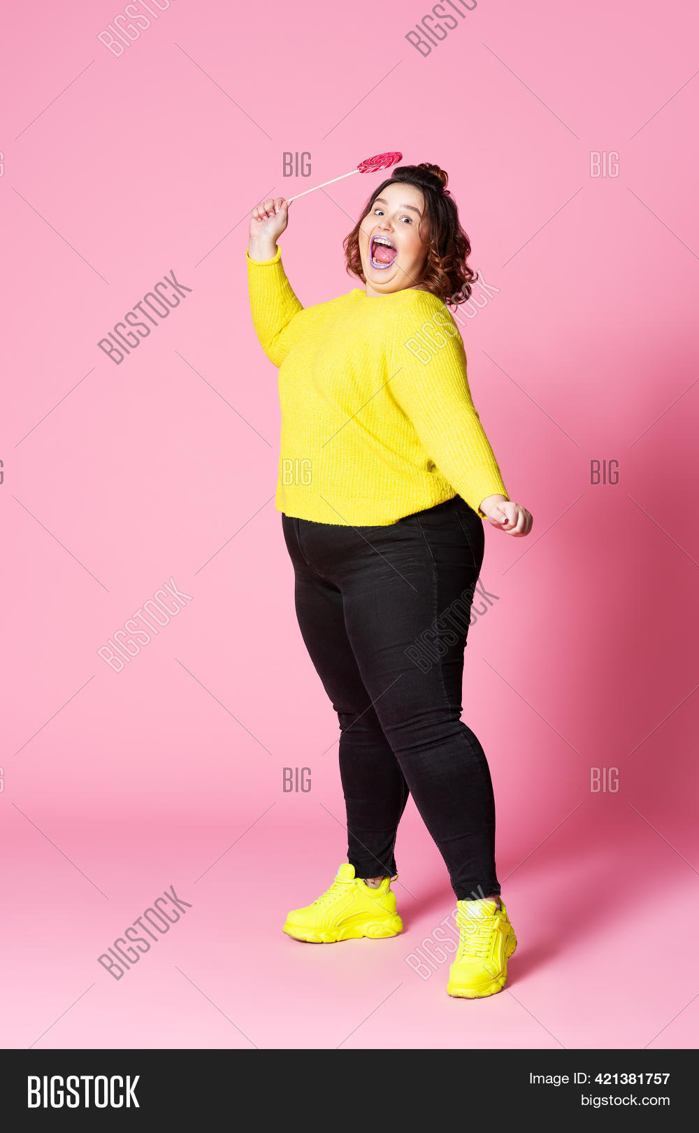 plus size yellow jumper