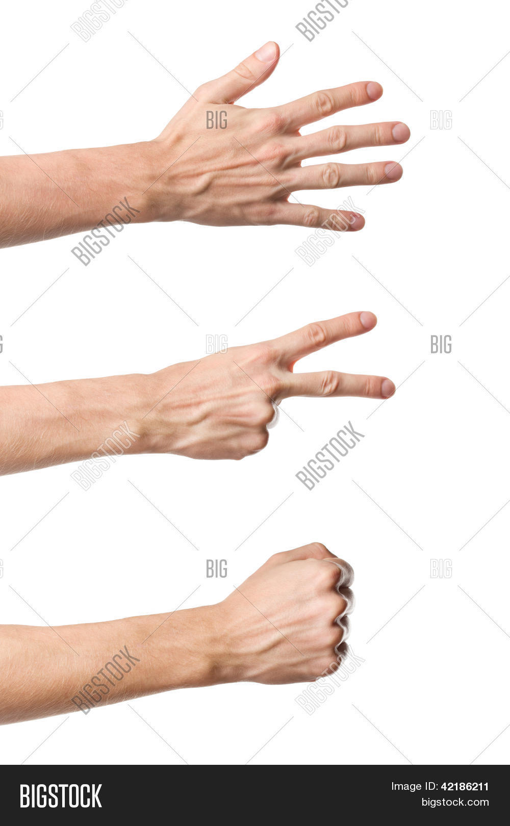Three Hand Gestures. Image & Photo (Free Trial) | Bigstock