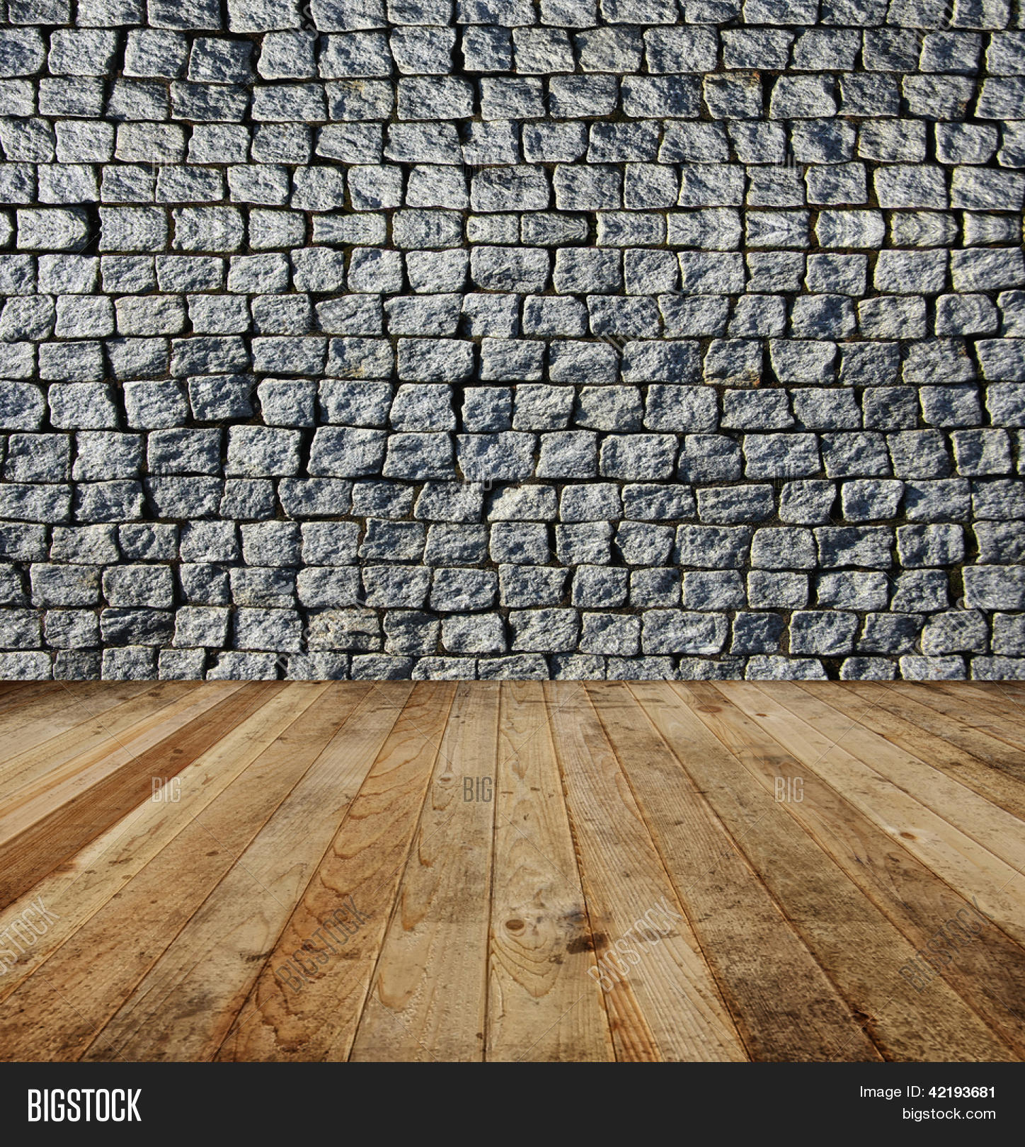 Old Grey Square Brick Image Photo Free Trial Bigstock