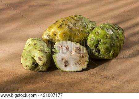 Morinda Citrifolia - Noni Fruit With Many Medicinal Properties.