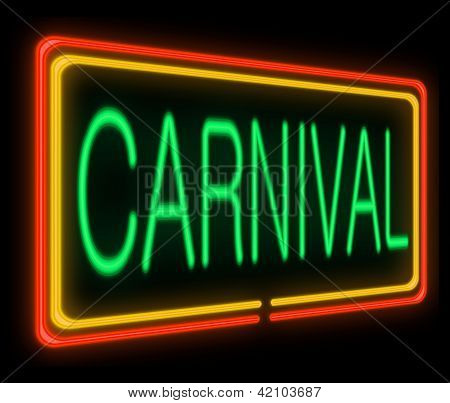 Concetto di Carnevale.