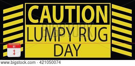 Card For Event May Day Lumpy Rug Day