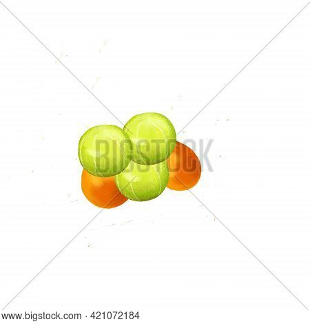 Gooseberry Fruit Berries Food Isolated On White Background. Ribes Uva-crispa Or Ribes Grossularia, R