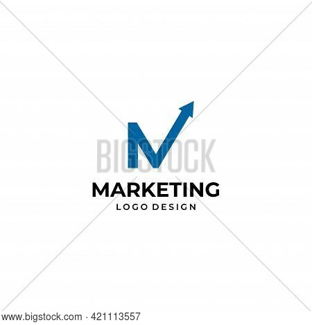 Modern And Unique Logo Combination Of Letter M And Growth Graphics.
Eps 10, Vector.