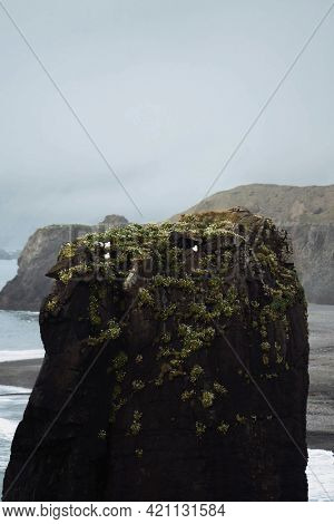 View of Arnarstapi on the south coast of the SnÃ¦fellsnes Peninsula, Iceland