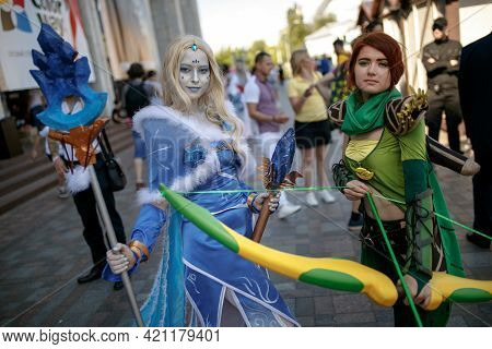 Kiev, Ukraine - June 1, 2019: Comic Con, An Annual Fandom Festival In Ukraine.