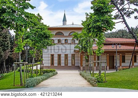 Halkali,istanbul,turkey- May 20,2021.spring View From Halkali Public Park With Its Nature,green Area