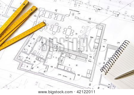 Dibujo arquitectónico, objetos