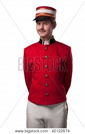 Portræt af en concierge