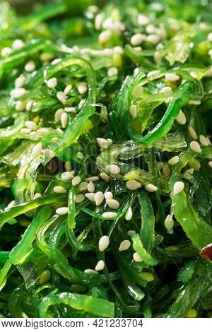 Homemade Healthy Korean Miyeok Muchim Seaweed Salad