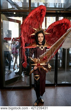 Kiev, Ukraine - June 1, 2019: Kiev Comic Con, An Annual Fandom Festival In Ukraine. Festival Of Comi