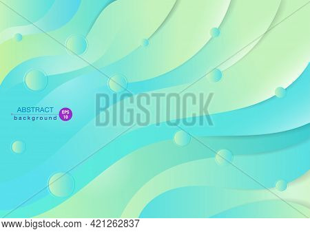 Shape Abstract Design Modern Background, With Dynamic Effect, Geometric On Gradient Background. For 