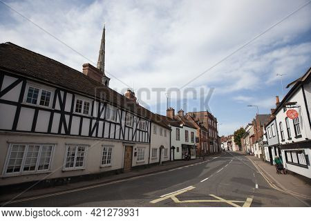 Views Of Old Buildings On The High Street In Wallingford, Oxfordshire In The Uk, Taken On The 31st M