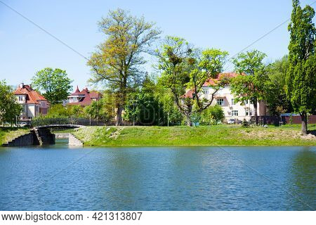 View Of The Kaliningrad, Russia. Blue Sky.