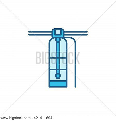 Vector Water Purification System Concept Colored Icon