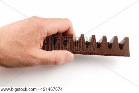 Lviv, Ukraine - May 13, 2021: Tobleron Swiss Dark Chocolate
