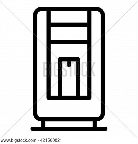 Merchandise Vending Machine Icon. Outline Merchandise Vending Machine Vector Icon For Web Design Iso