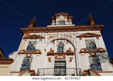 Charitativní nemocnici, Sevilla, Španělsko.