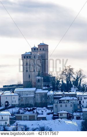 View Of The Castle Of Serralunga Of Alba, Piedmont - Italy