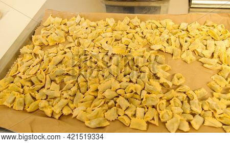 Agnolotti: Home Made Pasta Of The Langhe, Piedmont - Italy
