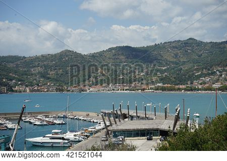 View Of The Port And City Of Sapri, Salerno - Campania