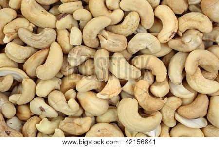 มะม่วงหิมพานต์ Unsalted ทั้งใกล้