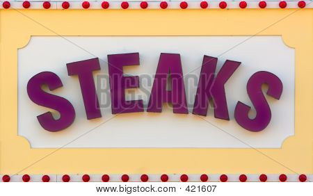 Steaks Sign