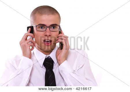 Discussing Business