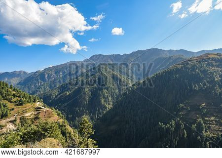 Amazing Panorama Mountain Cape View, Landscape Scene