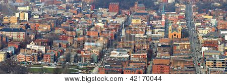 Panoramic view of Cincinnati historic district