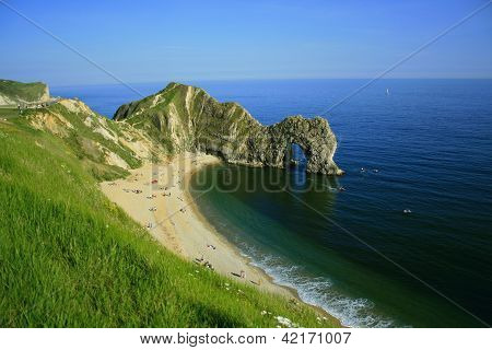 Durdle porta em Dorset
