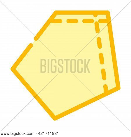 Patch Pocket For Workwear Color Icon Vector. Patch Pocket For Workwear Sign. Isolated Symbol Illustr