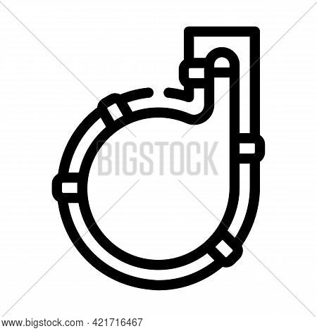 Wineskin Spain Line Icon Vector. Wineskin Spain Sign. Isolated Contour Symbol Black Illustration
