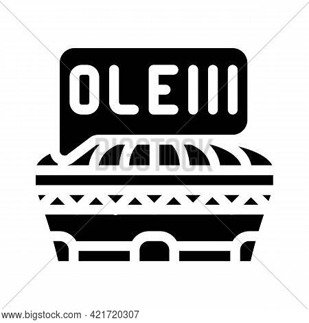 Gazpacho Spain Dish Glyph Icon Vector. Gazpacho Spain Dish Sign. Isolated Contour Symbol Black Illus