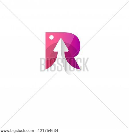 Unique Roket Logo Design With Fresh Colors