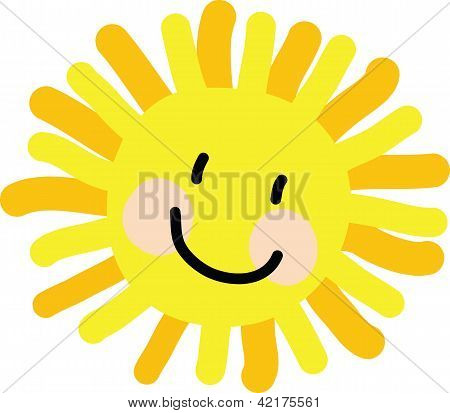 Sun lapsi piirustus