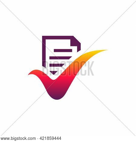 Data Check Logo Vector & Photo (Free Trial) | Bigstock