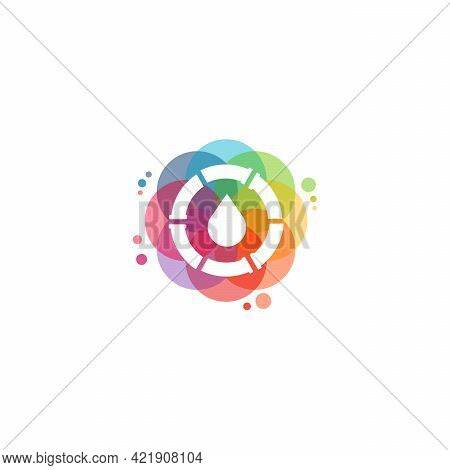 Colorful Plumbing Logo Vector, Water Drop Logo Designs Template, Design Concept, Logo, Logotype Elem
