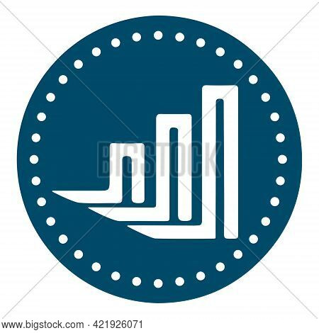 Idex Token Symbol Cryptocurrency Logo, Coin Icon Isolated On White Background. Vector Illustration.