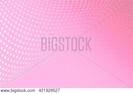 White dots pattern on a pink backgorund