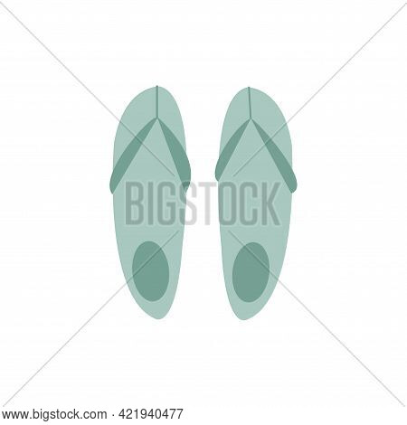 Summer Slates, Slippers. Green Colore Beach Accessories