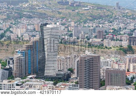 Residential Area Of Tbilisi, Multi-storey Buildings